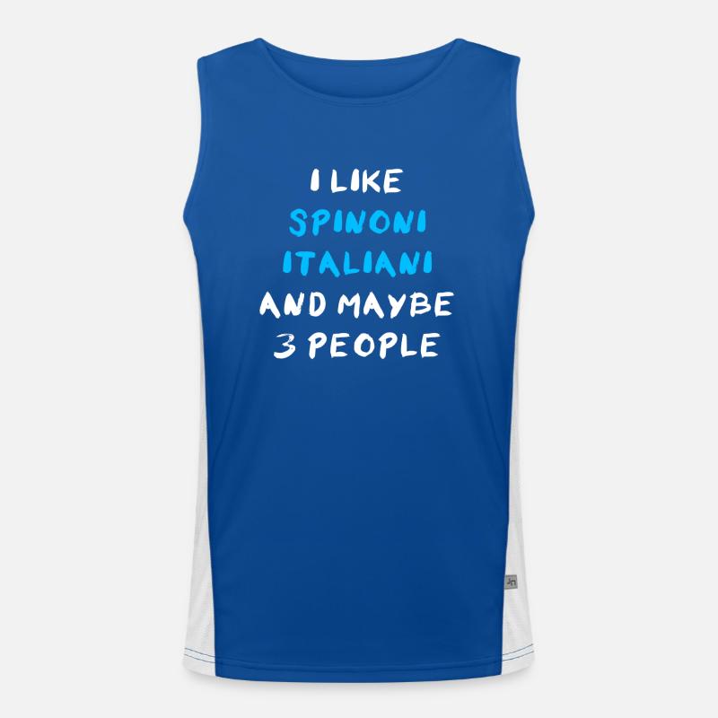 Italian Spinone Spinoni Italiani Funktionelles Kontrast-Tank Top für Männer 