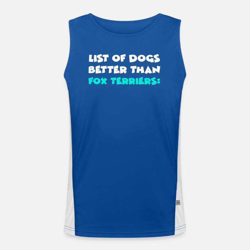 Fox Terrier Men's Functional Contrast Tank Top 