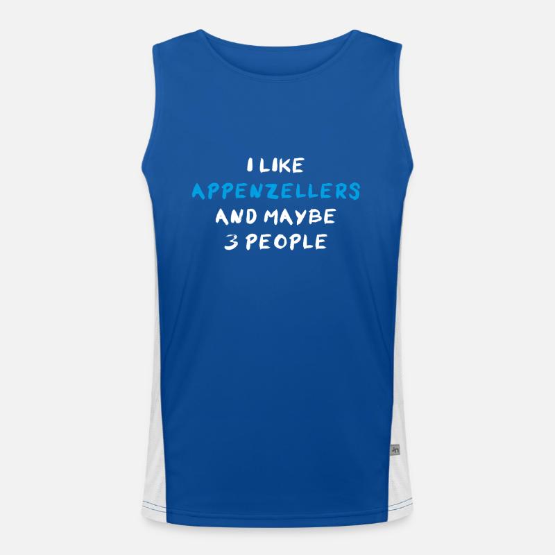 Appenzeller Mountain Dog Men's Functional Contrast Tank Top 