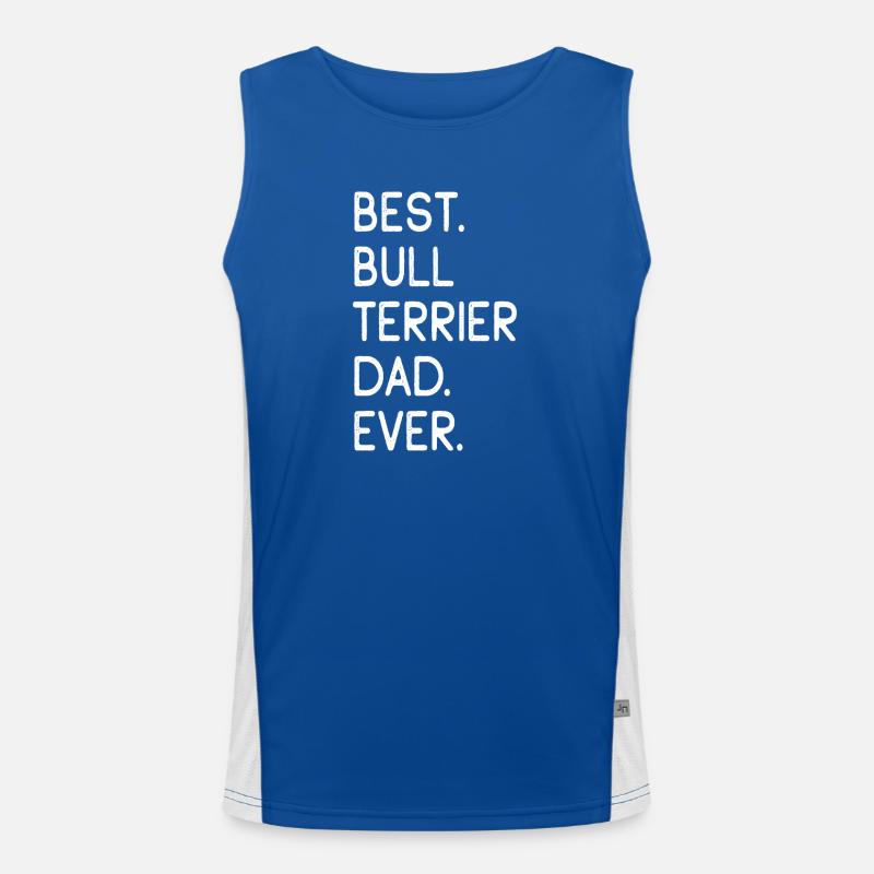 Bullterrier Bull Terrier Funktionelles Kontrast-Tank Top für Männer 