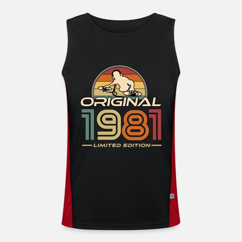1981 Débardeur respirant contrasté Homme 