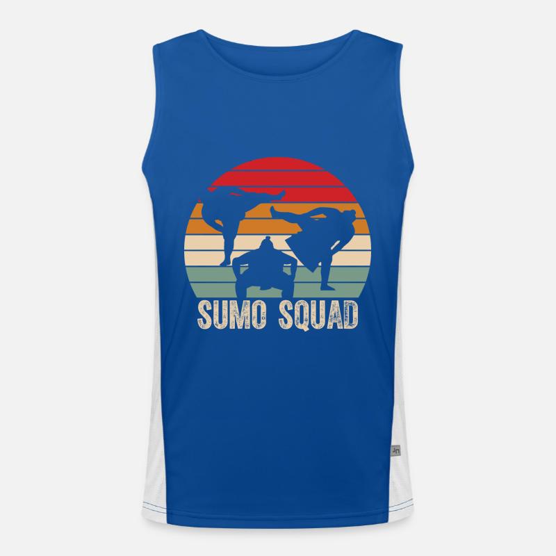 Sumo-Trupp Funktionelles Kontrast-Tank Top für Männer 