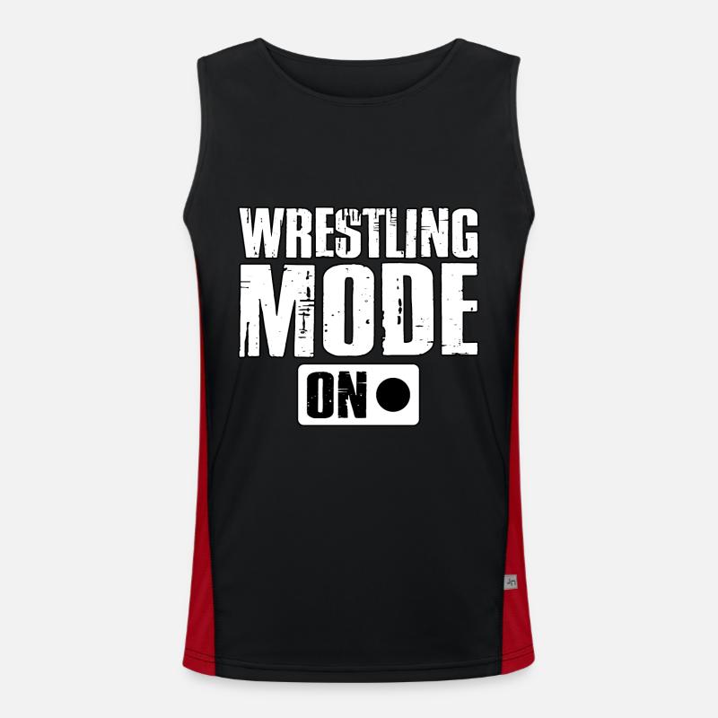 Wrestling-Modus Ein Funktionelles Kontrast-Tank Top für Männer 