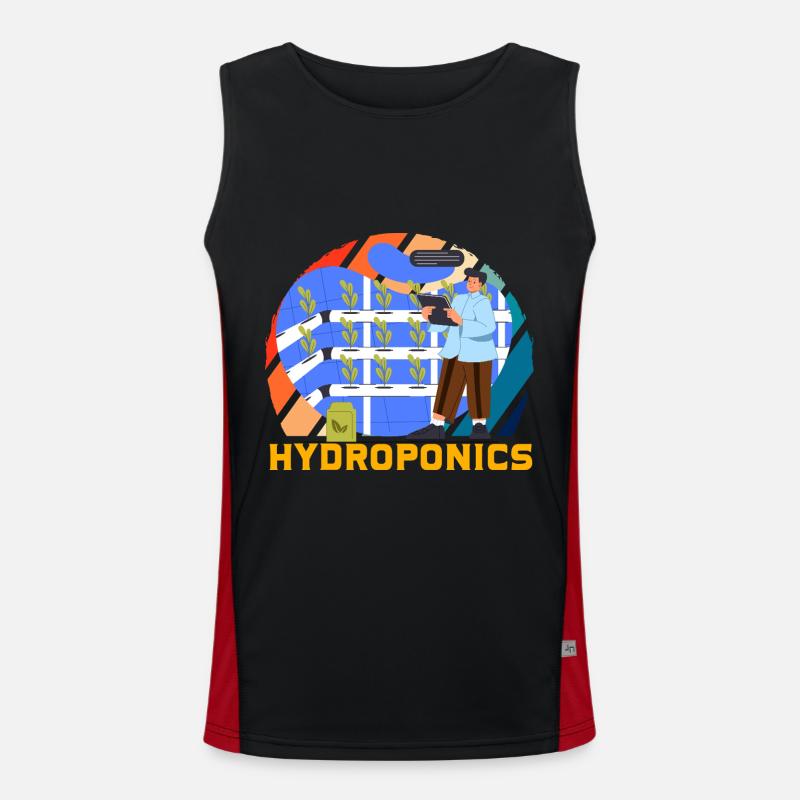 Hydroponics Men's Functional Contrast Tank Top 