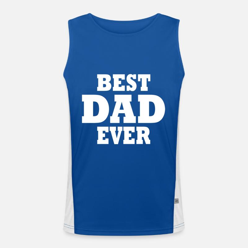 Best dad ever Débardeur respirant contrasté Homme 