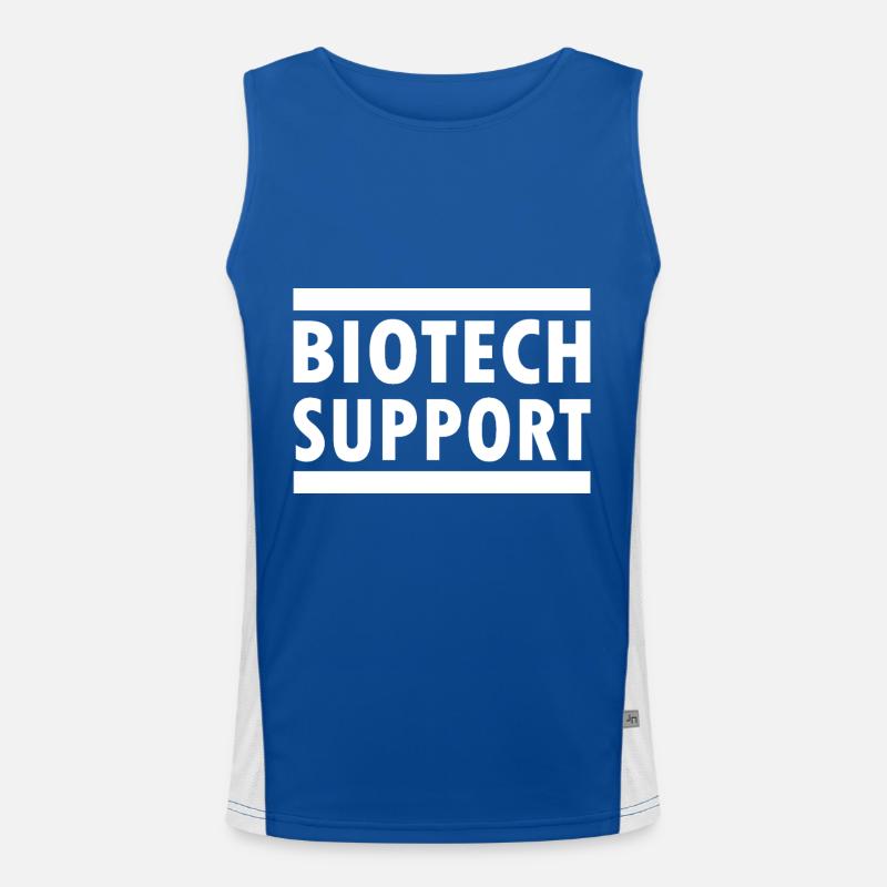 biotech support Men's Functional Contrast Tank Top 