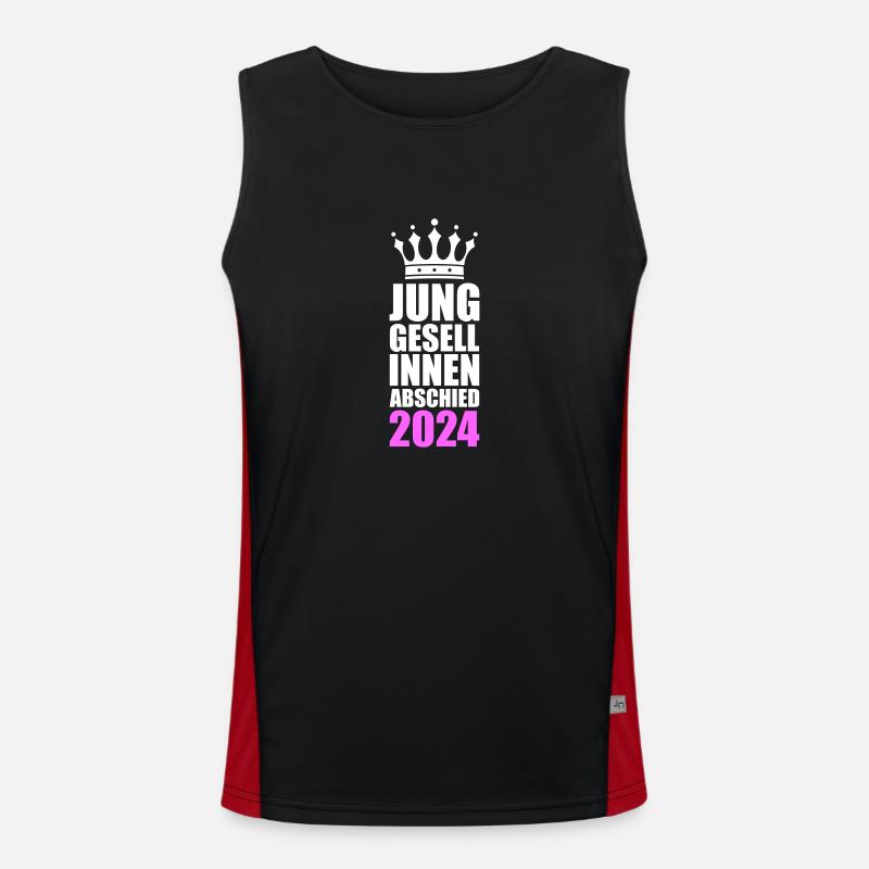 Hen party 2024 Men's Functional Contrast Tank Top 