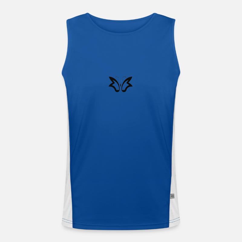 butterfly Funktionelles Kontrast-Tank Top für Männer 