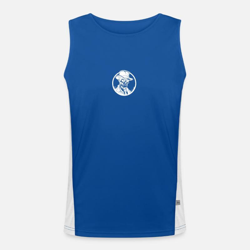 Ghost King Undead Men's Functional Contrast Tank Top 