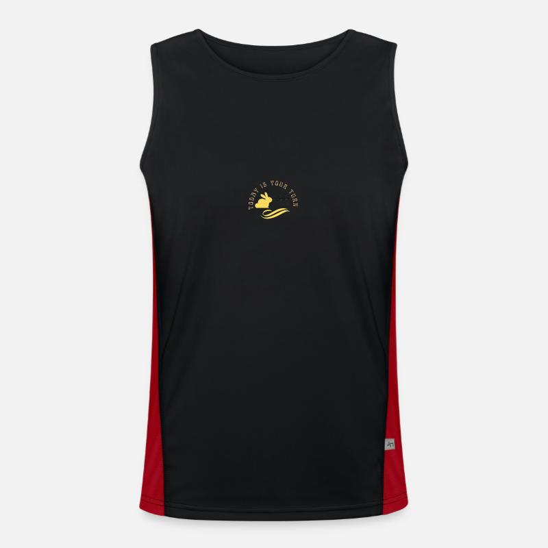 Today is your turn Men's Functional Contrast Tank Top 