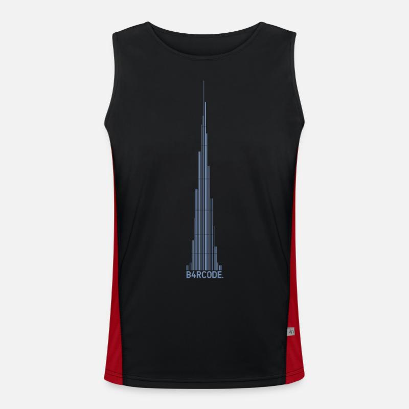 B4RCODE. Dubai Men's Functional Contrast Tank Top 