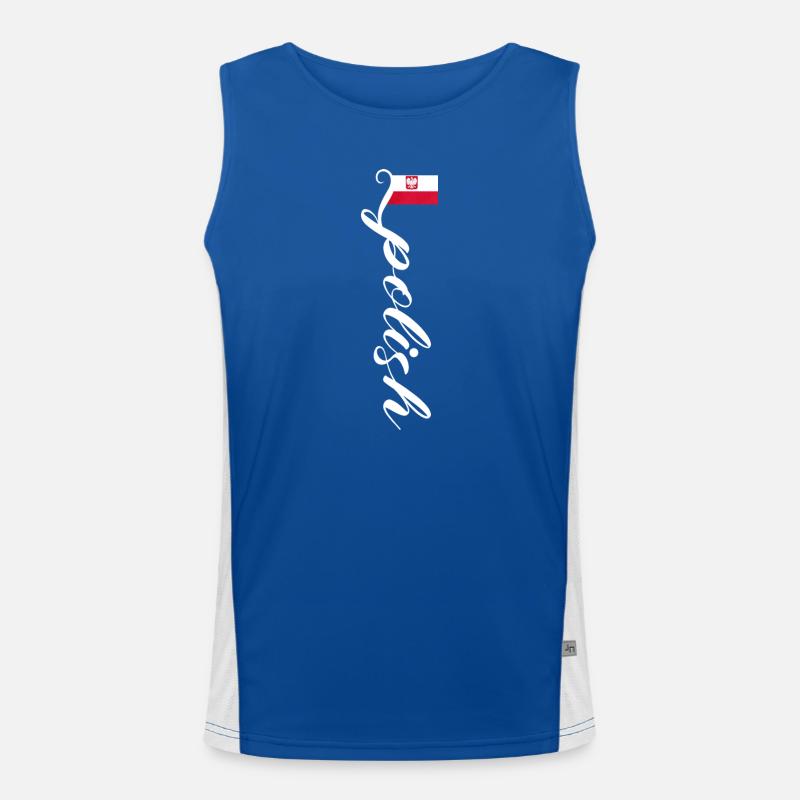 Poland Men's Functional Contrast Tank Top 