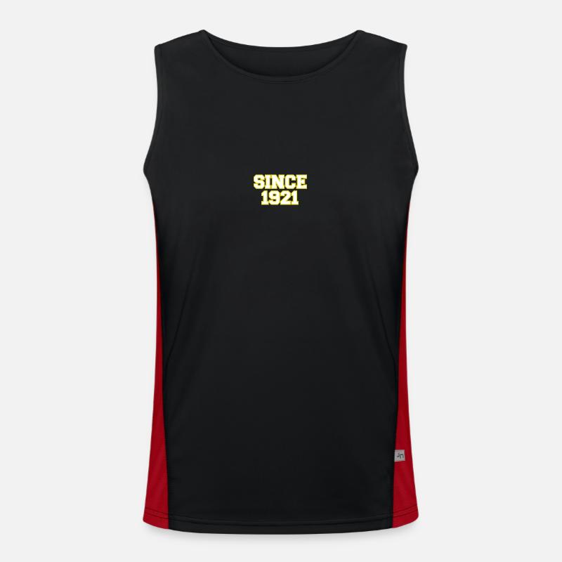 HCD SINCE1921 Funktionelles Kontrast-Tank Top für Männer 