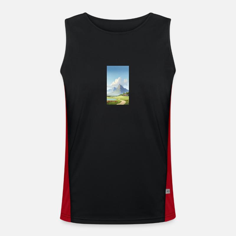 Landscape Men's Functional Contrast Tank Top 