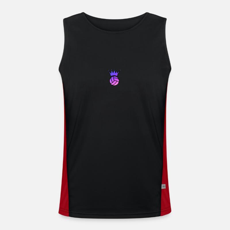 rainbow volleyking Funktionelles Kontrast-Tank Top für Männer 
