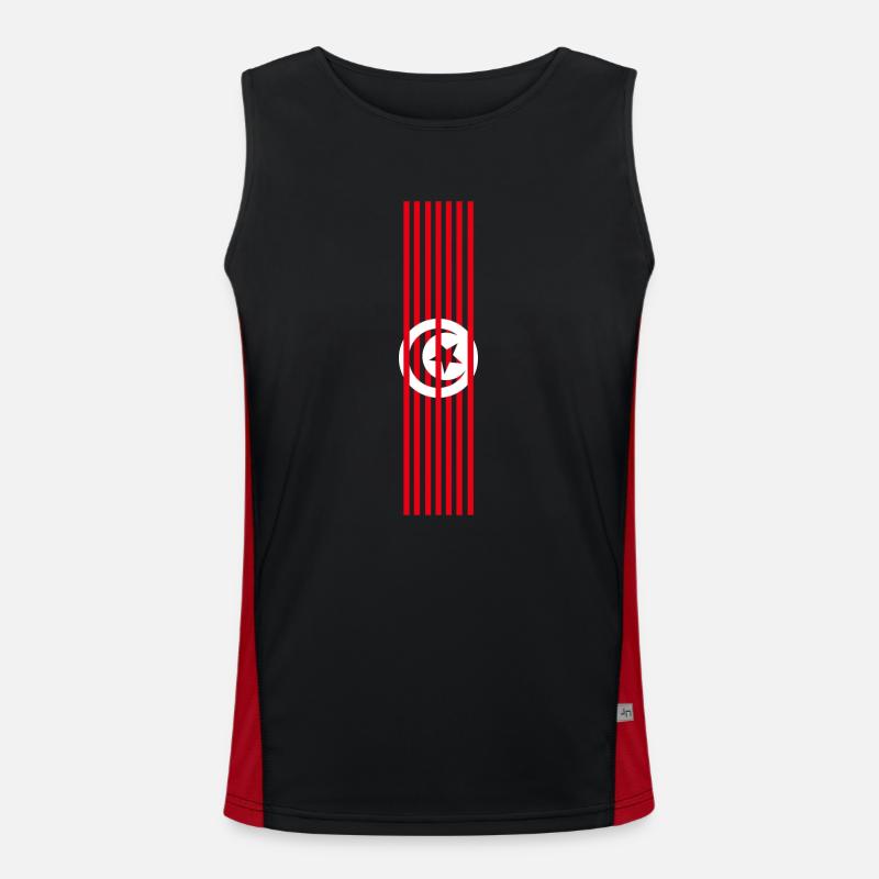 Tunisia Men's Functional Contrast Tank Top 