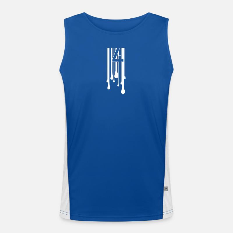 4CODE. Fusion Débardeur respirant contrasté Homme 