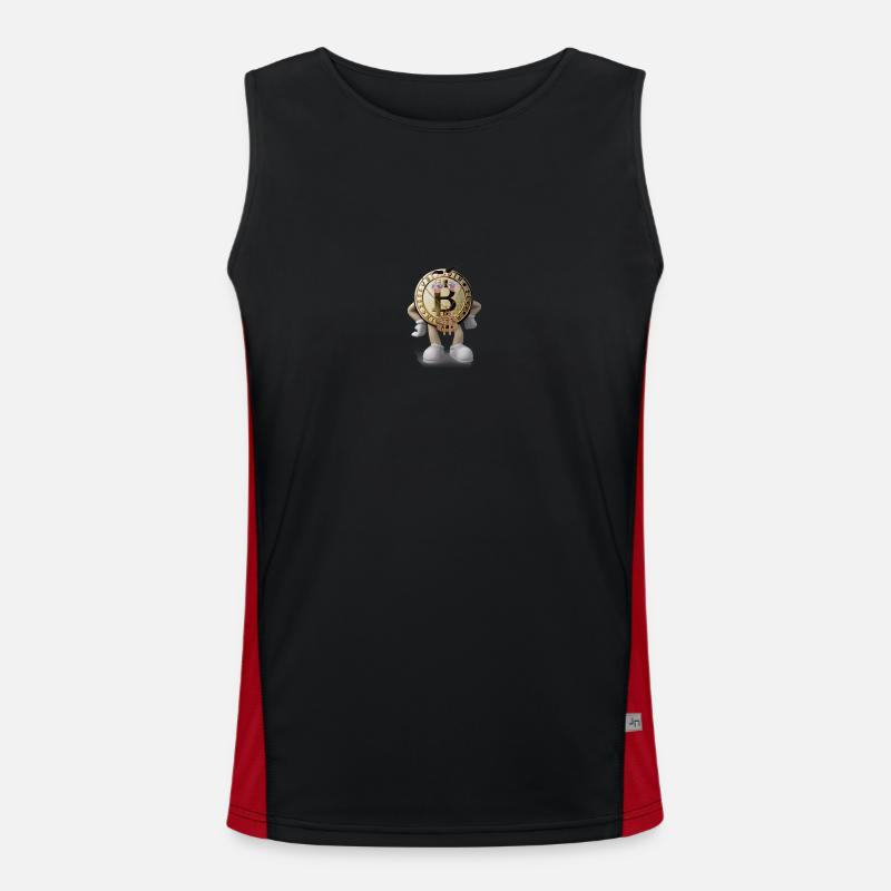 Bitcoin Dude Débardeur respirant contrasté Homme 