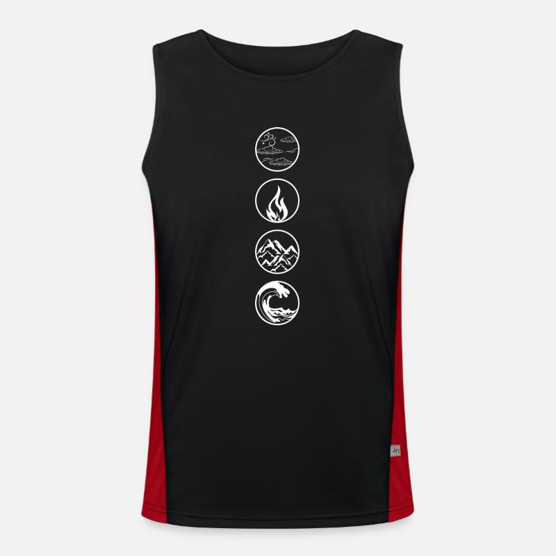 The weather is trending Men's Functional Contrast Tank Top 