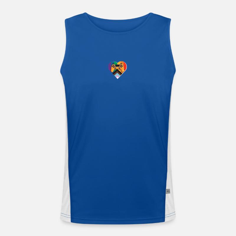 Pride Gaming Controller Men's Functional Contrast Tank Top 