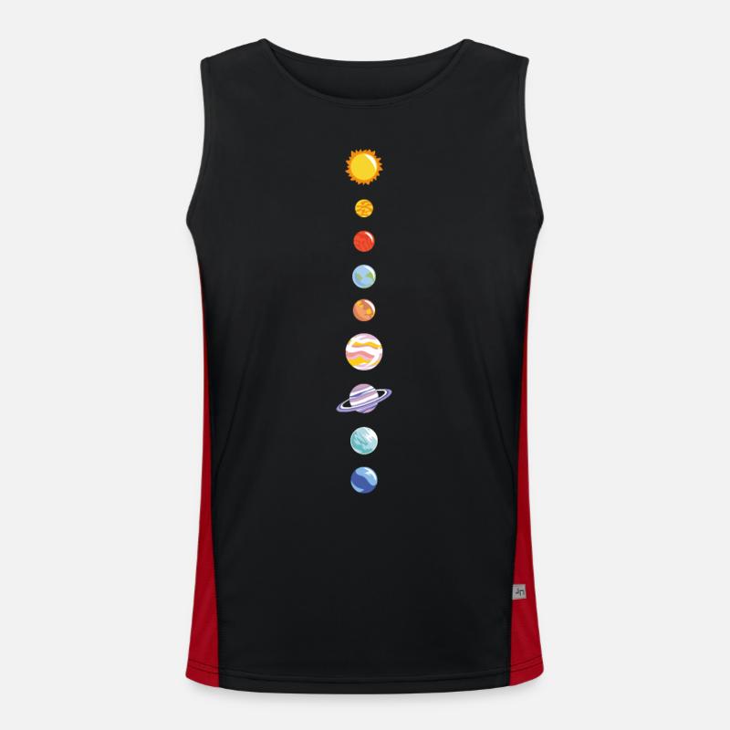 Solar System Men's Functional Contrast Tank Top 