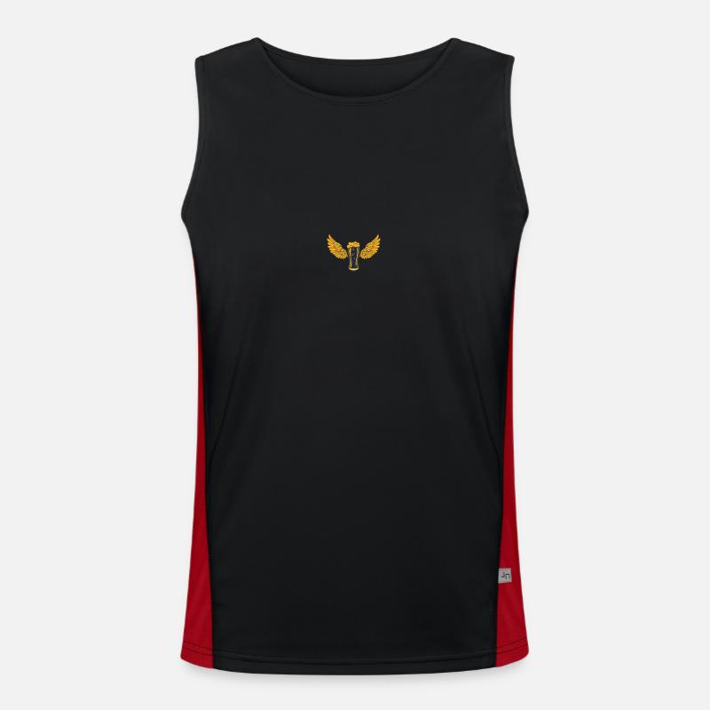 Bier Funktionelles Kontrast-Tank Top für Männer 