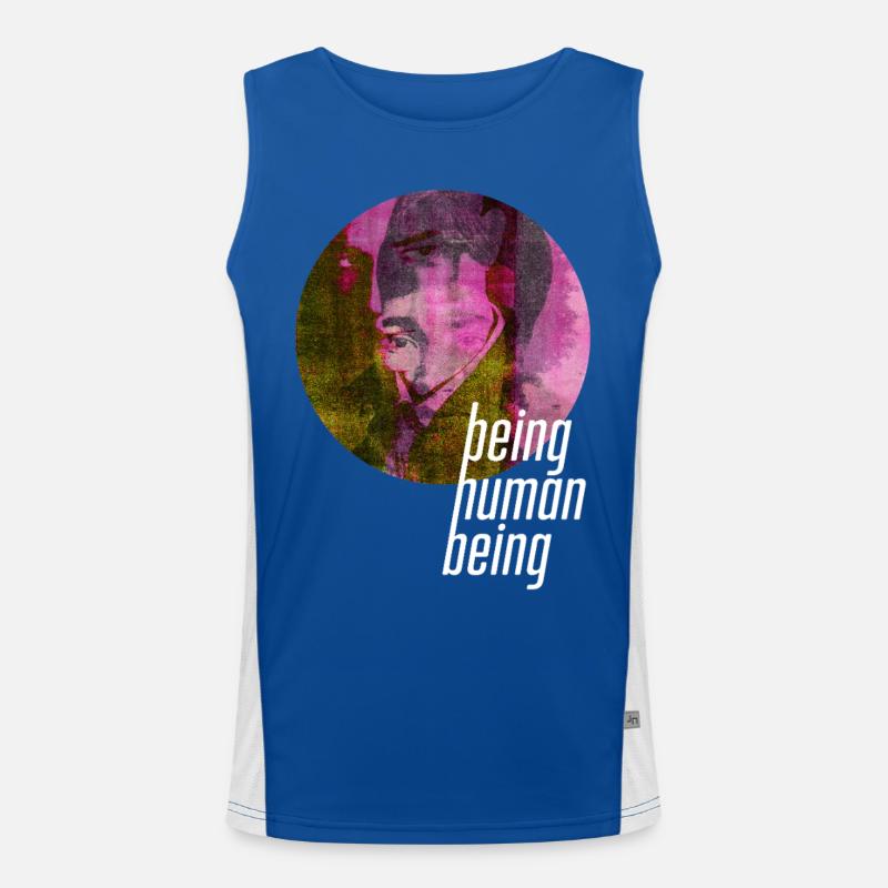 ThinkBick_being_human_being_2026_4 Men's Functional Contrast Tank Top 