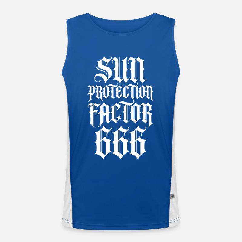 Gothic Provocation Spell Men's Functional Contrast Tank Top 