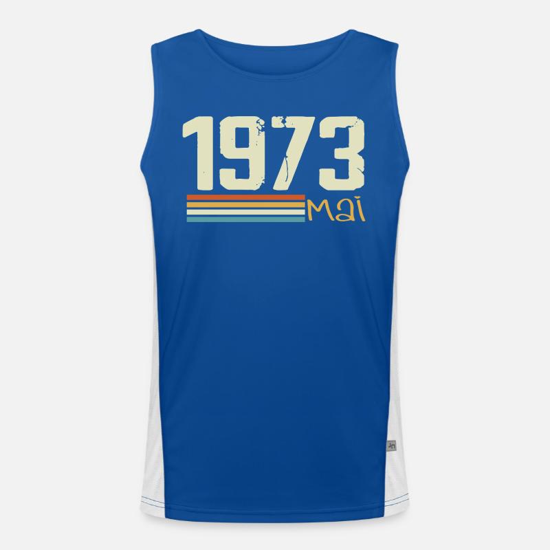May 1973 Men's Functional Contrast Tank Top 