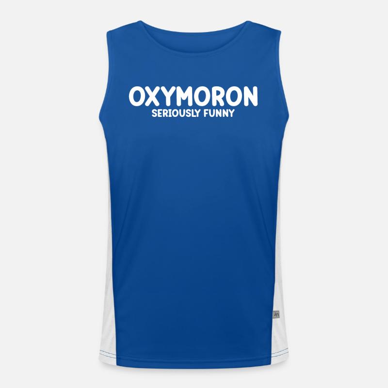 Oxymore Enseignant Professeur De Lettres Anglais Débardeur respirant contrasté Homme 