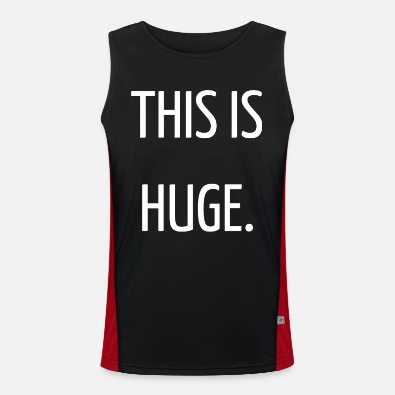 This is huge Men's Functional Contrast Tank Top 