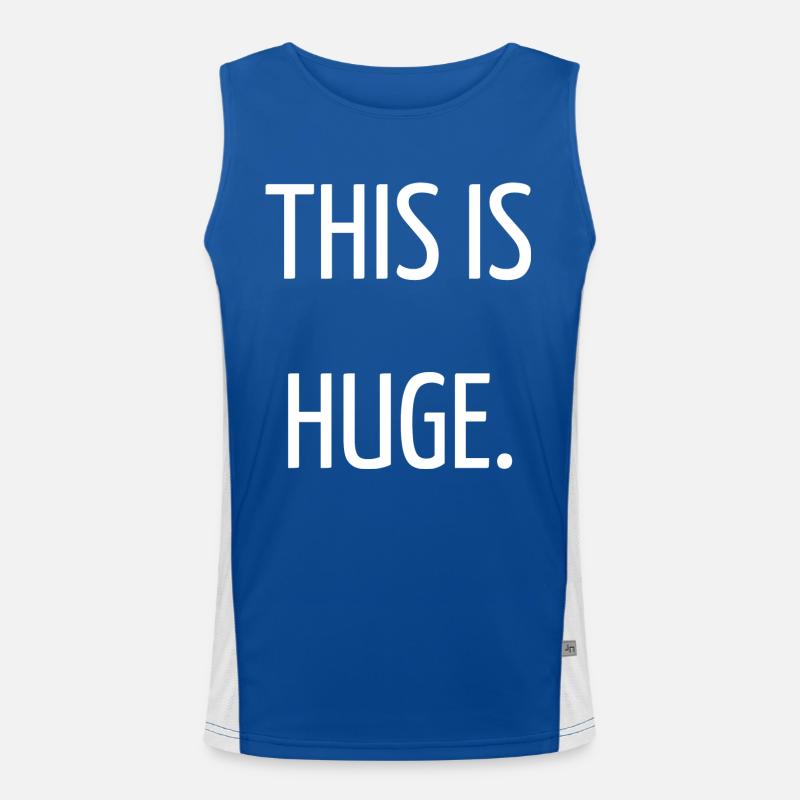 This is huge Débardeur respirant contrasté Homme 