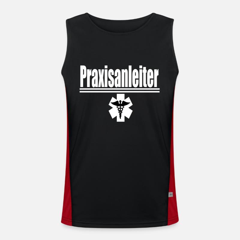 Praxisanleiter Funktionelles Kontrast-Tank Top für Männer 