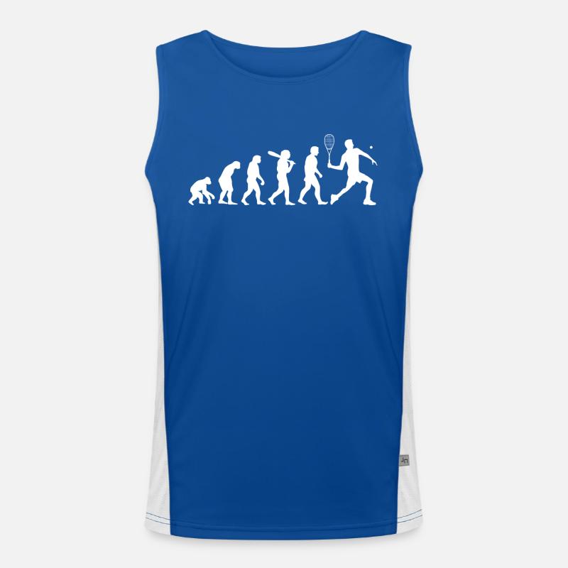 Evolution Squash Player Men's Functional Contrast Tank Top 