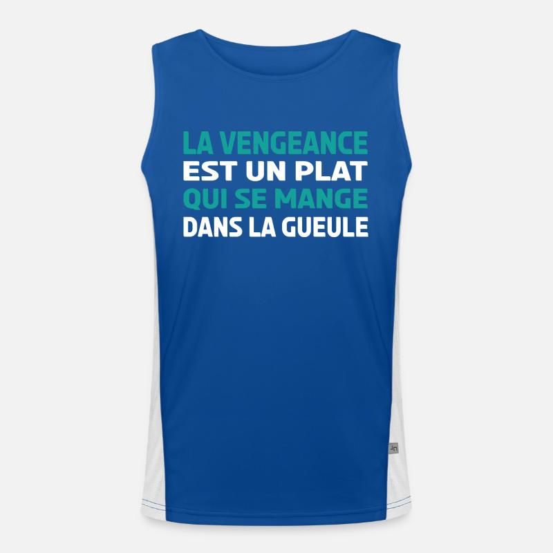 la vengeance Débardeur respirant contrasté Homme 