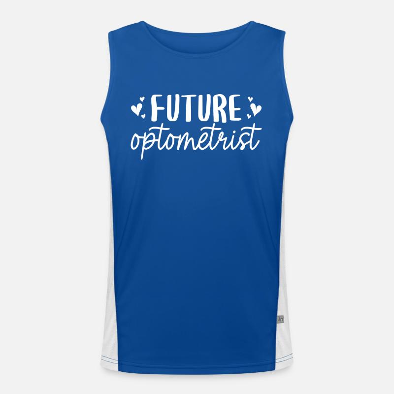 Cadeau Futur Optométriste Certifié Débardeur respirant contrasté Homme 
