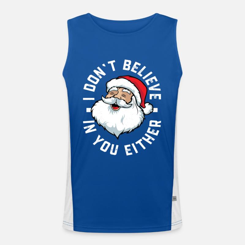 I dont believe in you either Men's Functional Contrast Tank Top 