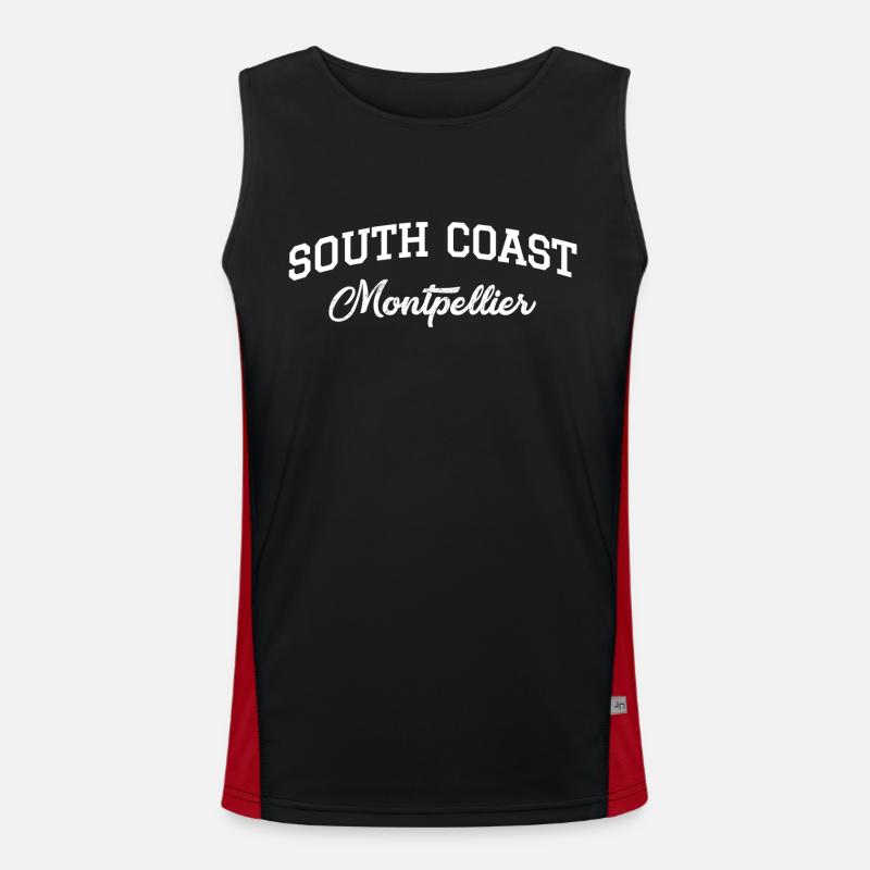 SOUTH COAST Montpellier Débardeur respirant contrasté Homme 