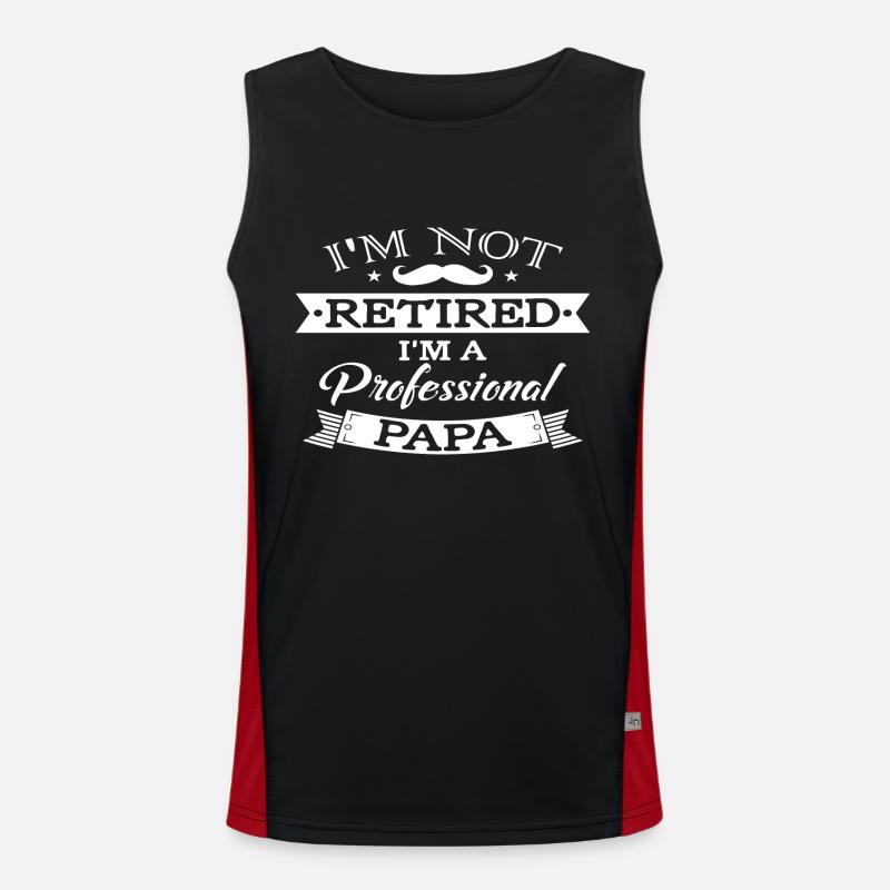 Vatertag Funktionelles Kontrast-Tank Top für Männer 
