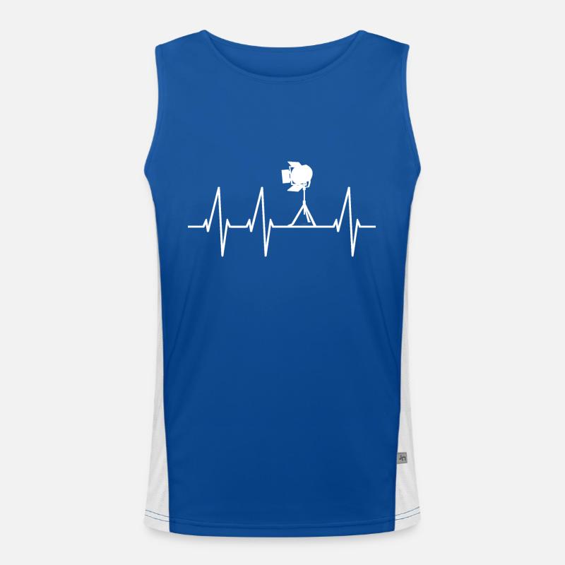 Stage Technology Heartbeat Stage Technician Men's Functional Contrast Tank Top 