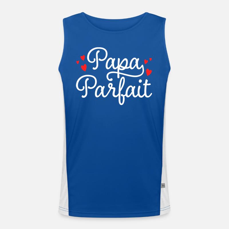 Perfektes Vatertagsgeschenk Papa Funktionelles Kontrast-Tank Top für Männer 