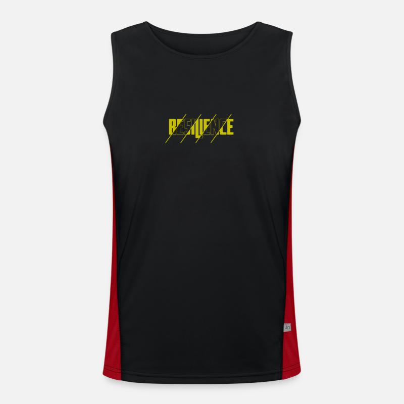 Resilienz Funktionelles Kontrast-Tank Top für Männer 