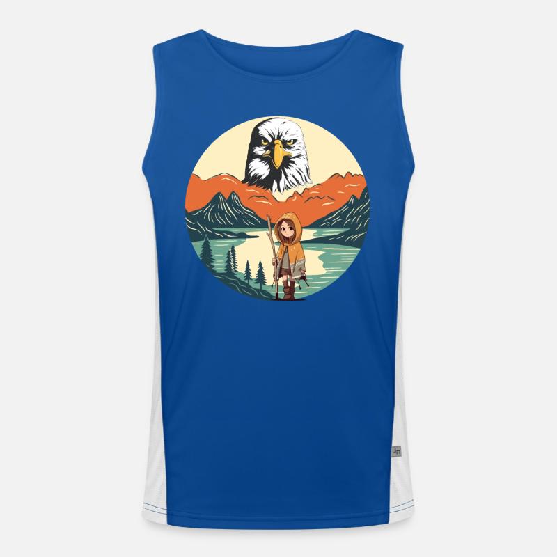 Berg Funktionelles Kontrast-Tank Top für Männer 