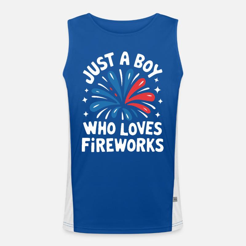 Pyrotechnics Fireworks Pyrotechnics Men's Functional Contrast Tank Top 
