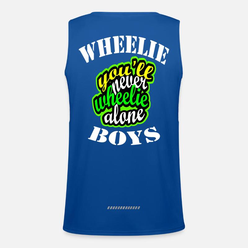Wheelie Men's Functional Contrast Tank Top 