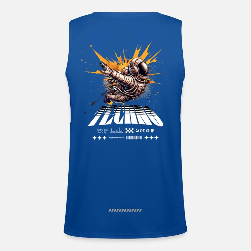 Astronaute en Spray Splash Techno Débardeur respirant contrasté Homme 