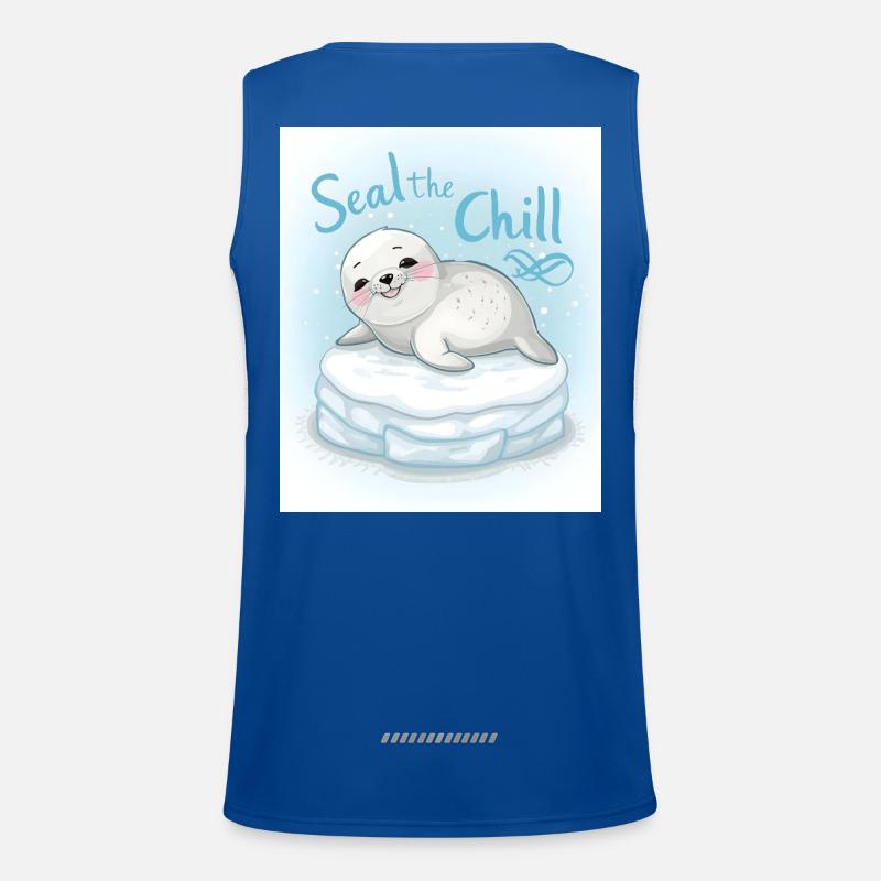 Versiegeln Sie die Kälte Funktionelles Kontrast-Tank Top für Männer 