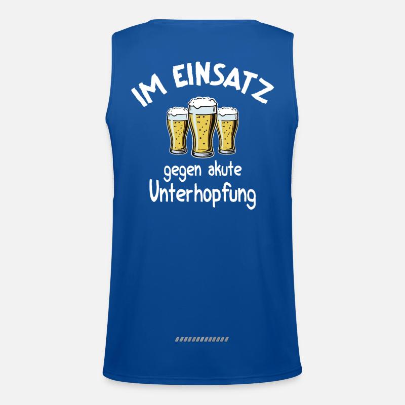 Underhopping Insert – Waitress Bartender Beer Men's Functional Contrast Tank Top 