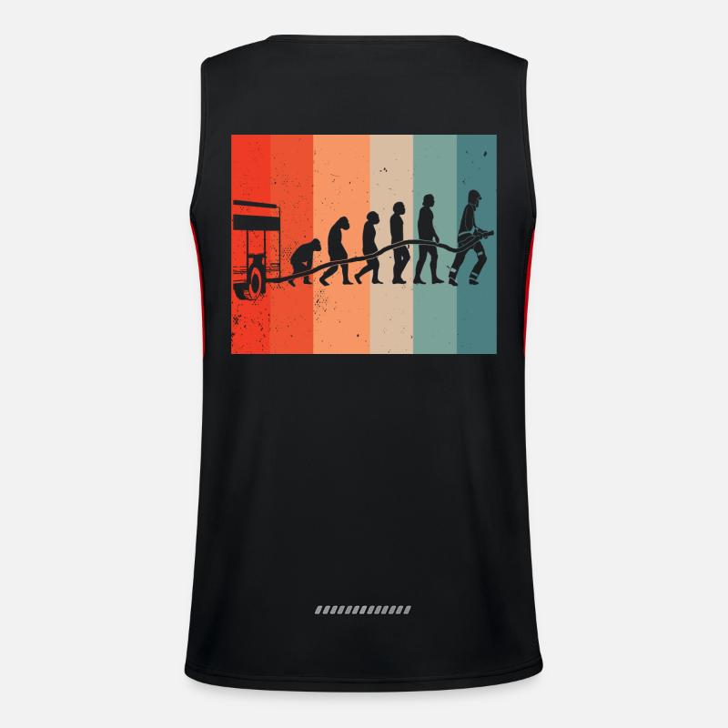 Pompier Pompier, Service d’incendie Evolution Débardeur respirant contrasté Homme 