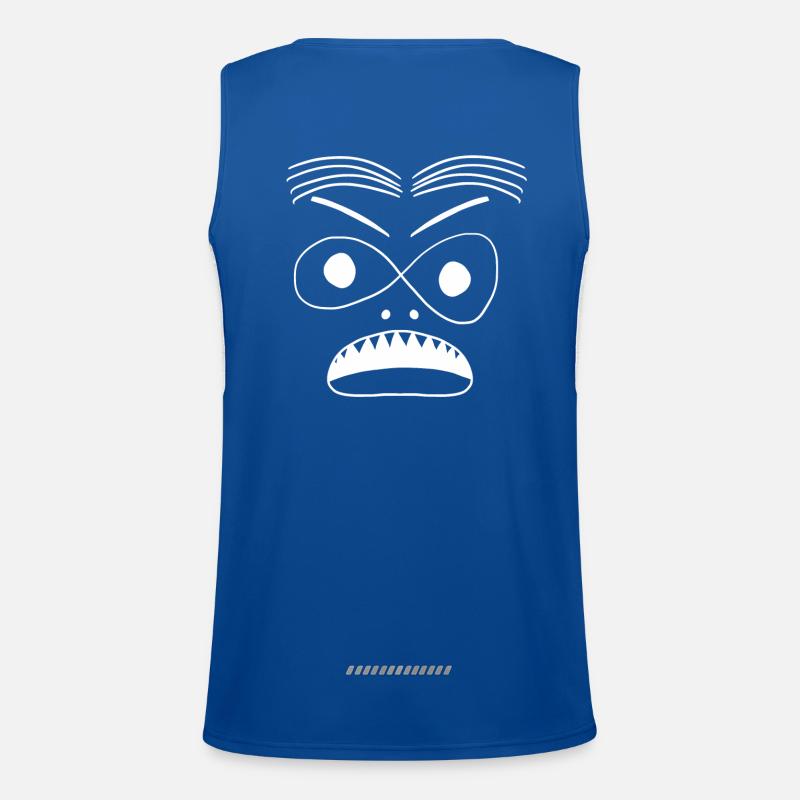 Andreas (#5 aus Weska Face Kollektion) Funktionelles Kontrast-Tank Top für Männer 